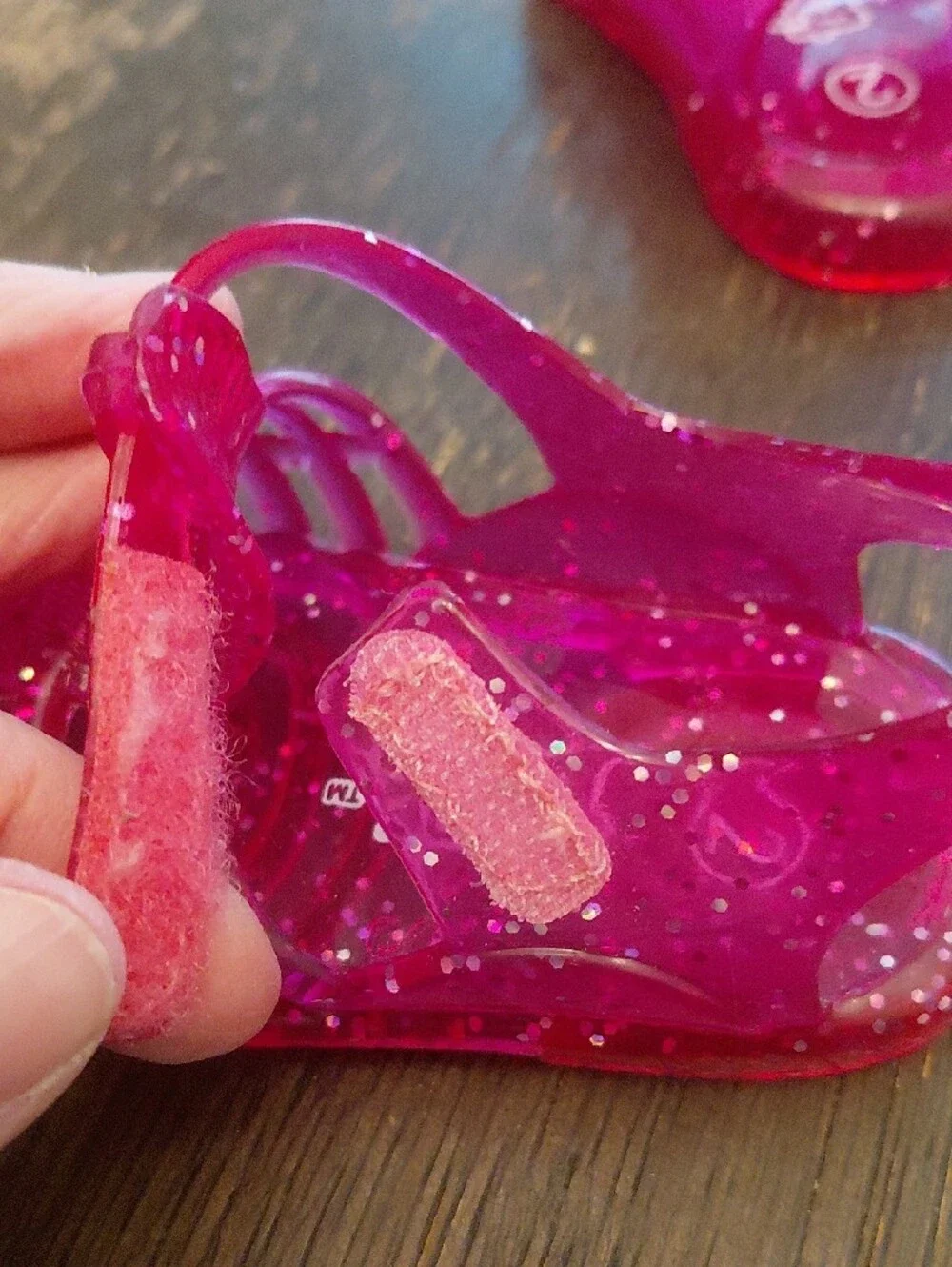 Lot Of Little Girl Jelly Sandals and Faux Fur Slides - Pink/White